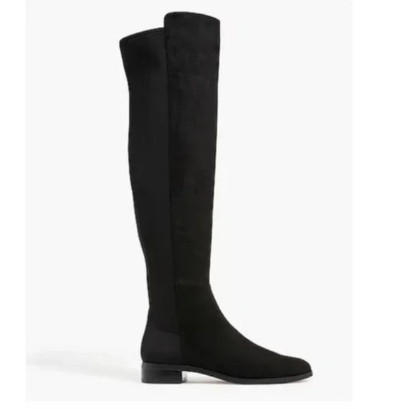 J Crew Black Suede Over the Knee Boots Size 10.5 - Picture 1 of 12